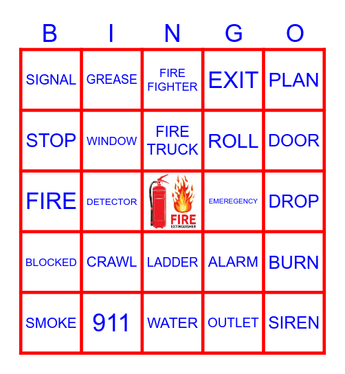 SAFETY BINGO Card