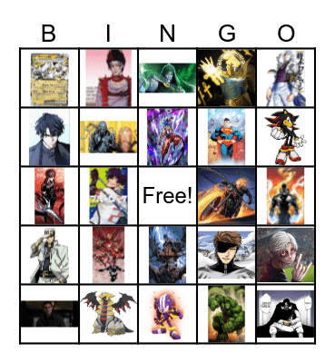 I like them all Bingo Card