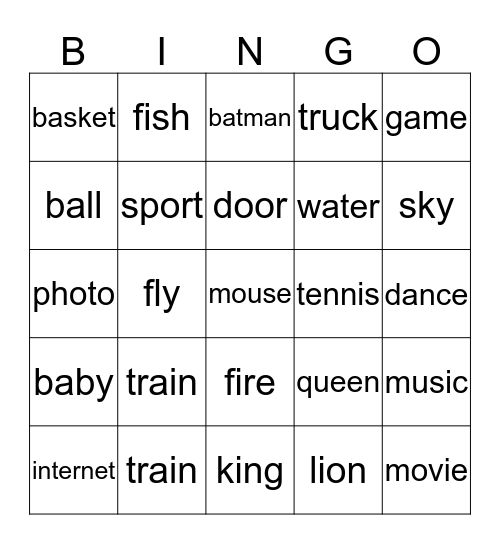 Mario's bingo Card