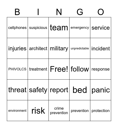 Basta Makinig Ka Bingo Card