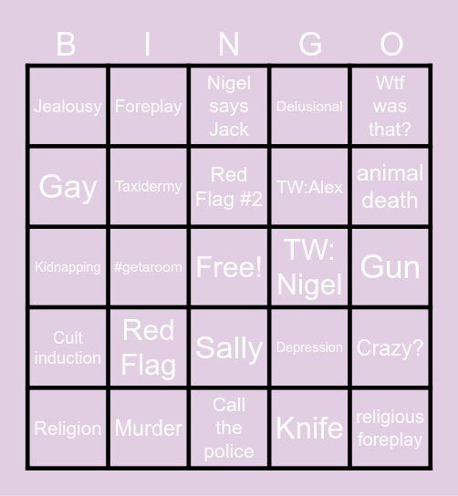 LIKE MINDS BINGO Card