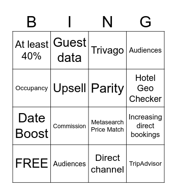Template 1 Bingo Card