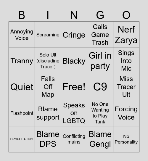 Plat - Diamond Experience Bingo Card
