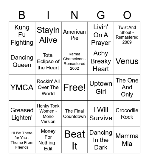 Beat & Bingo Card