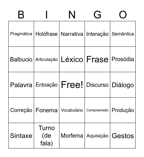 ADL Bingo Card