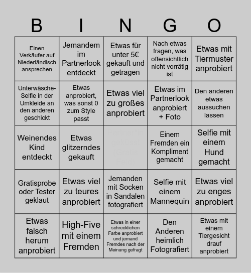 Roermond Bingo Card