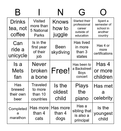 Collaborative - October 3 Bingo Card