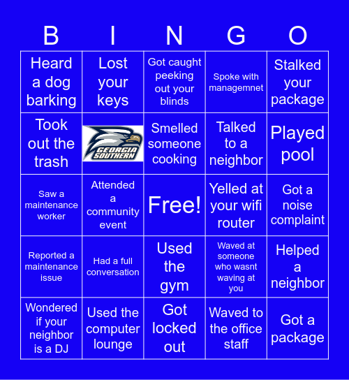 ONE ELEVEN SOUTH Bingo Card