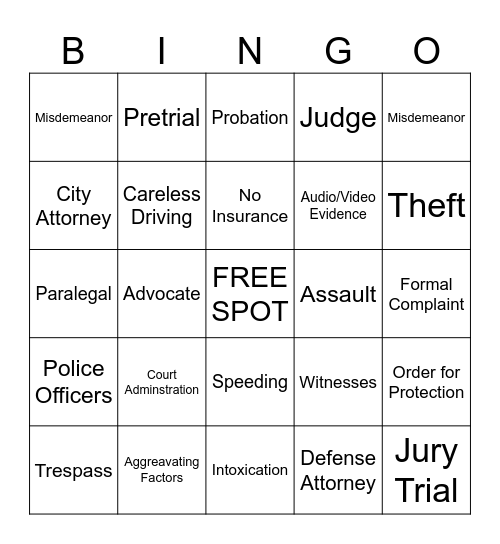35 Bingo Card