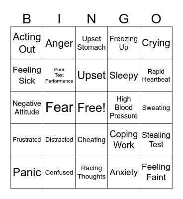 Testing Strategies Bingo Card