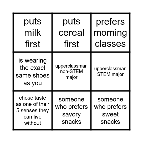 Brewing Conversations Bingo Card