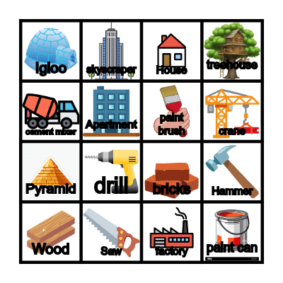 Building Bingo Card