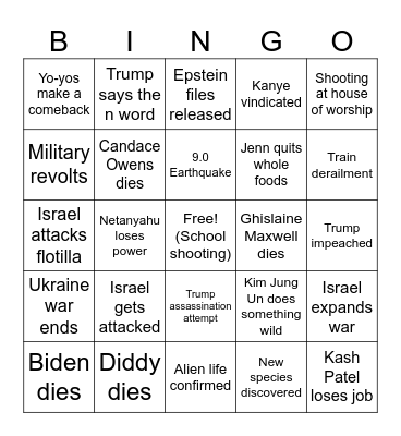 Future bingo Card