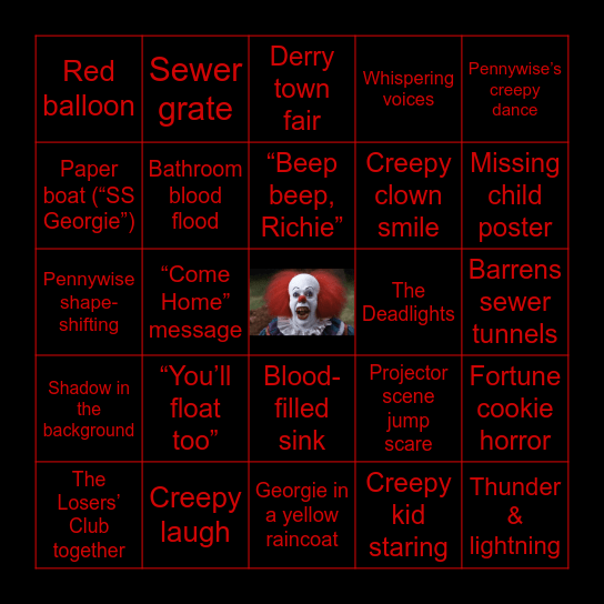 IT BINGO Card