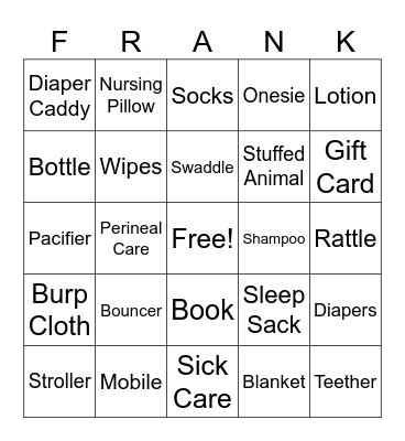 Presents, Oh My! Bingo Card