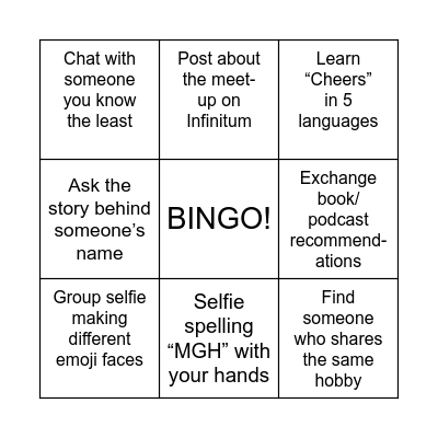 Master Global Health Bingo Card