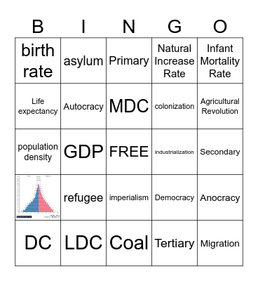 International Studies Bingo Card