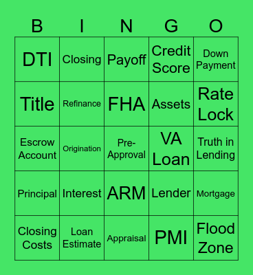 The Martinez Agency - Shanahan Martinez Bingo Card
