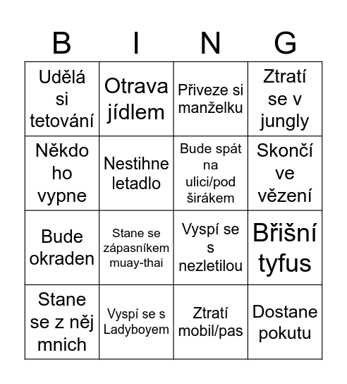 Crazy ChatGPete Bingo Card