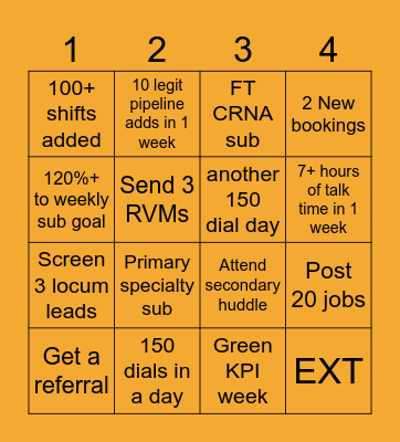 BINGO DE AYA Bingo Card