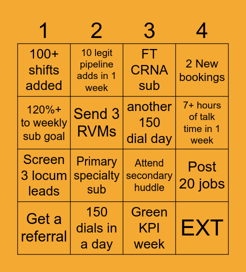 BINGO DE AYA Bingo Card
