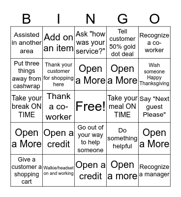SAKS BINGO (Fill a card get a scratch off) Bingo Card