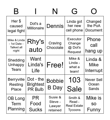 October 2025 Kitty Hawk Bingo Card