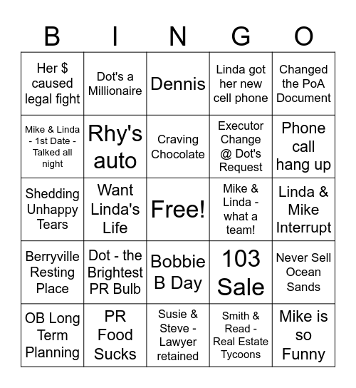 October 2025 Kitty Hawk Bingo Card