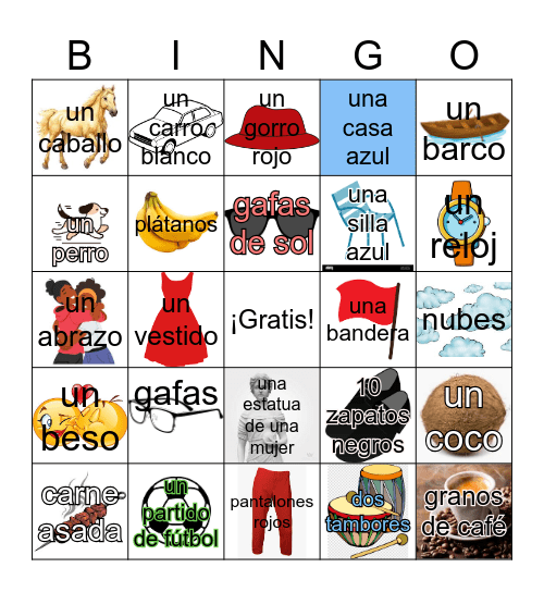 🎵Carita Linda Bingo Card