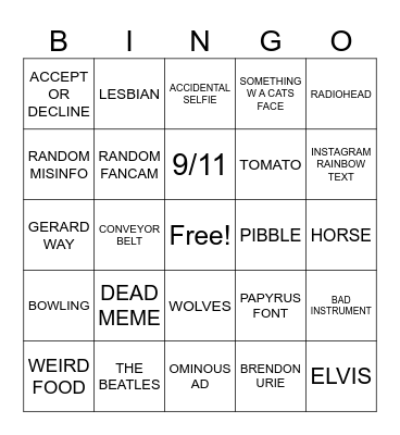 REELS BINGO Card