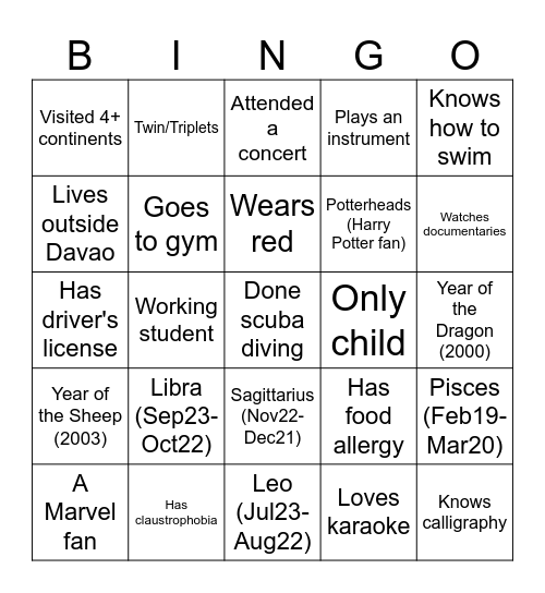 Retro, Roll Call, Bingo! Bingo Card