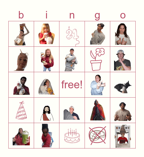 birthday bingo! Bingo Card