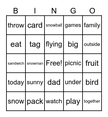 Lesson 9-10 Review Bingo Card