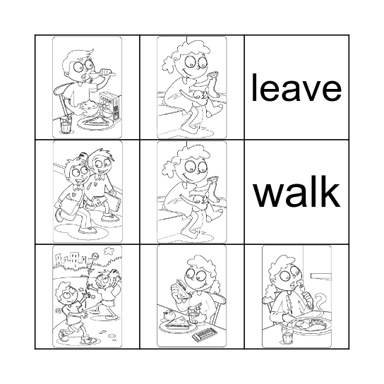 Daily Routines Bingo Card