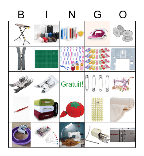 Courtepointières de la Rivière du Lièvre Bingo Card