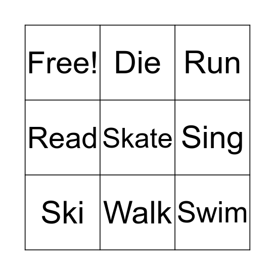 Can You...? BINGO Card