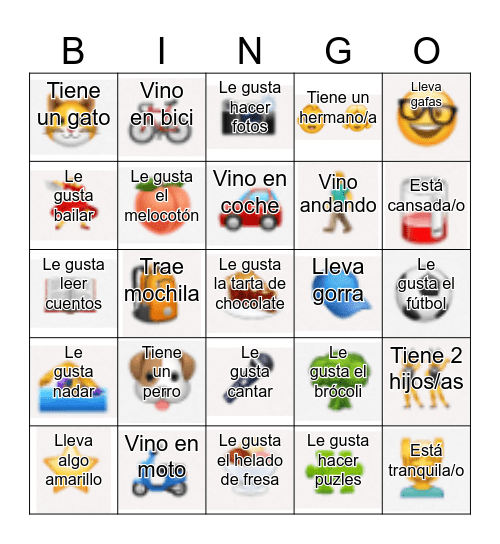 Bingo Rompehielos Bingo Card