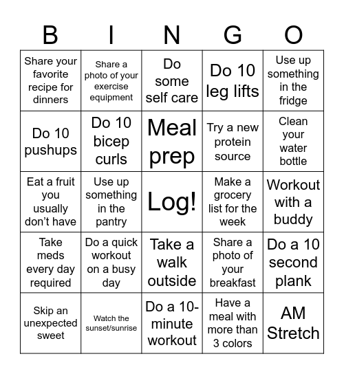 Playing Possum - Week 4 Bingo Card