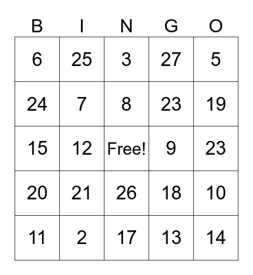 ST. ANASTASIA Bingo Card