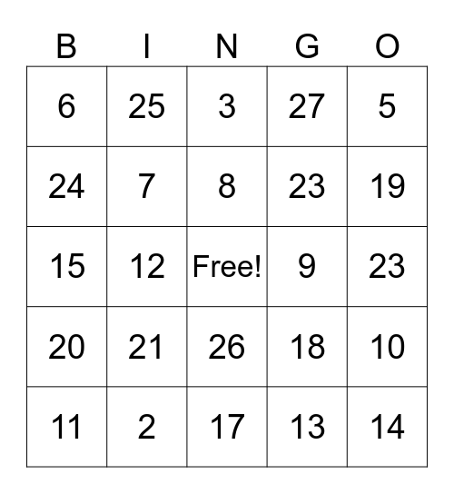 ST. ANASTASIA Bingo Card