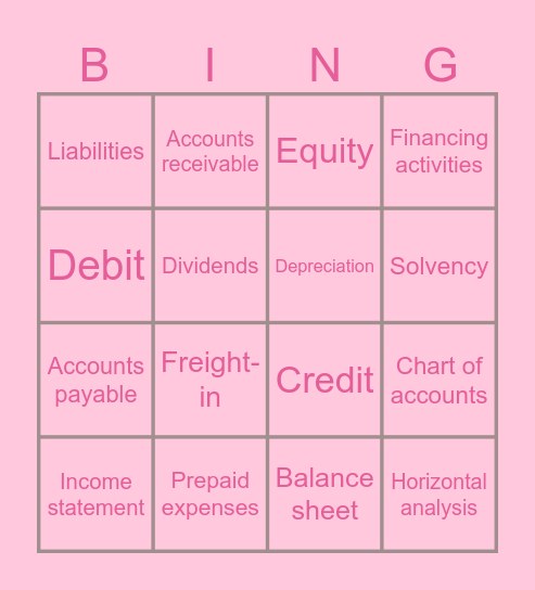 SONGBIRD ♡ Bingo Card