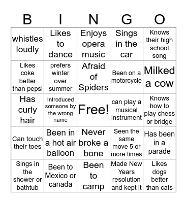 Stuffed Like A Turkey Bingo Card