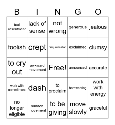 Grade 2 Unit 2 Bingo Card