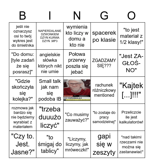 BKSZ BINGO Card