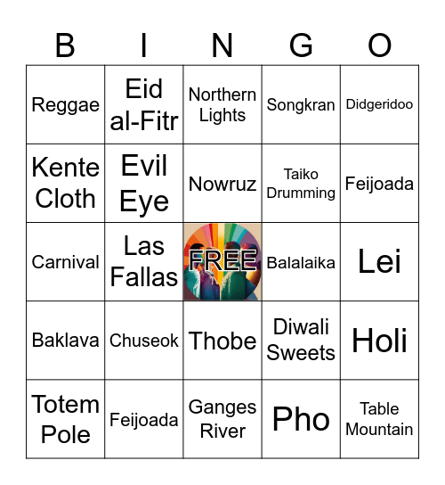 Global Diversity Week Bingo Card
