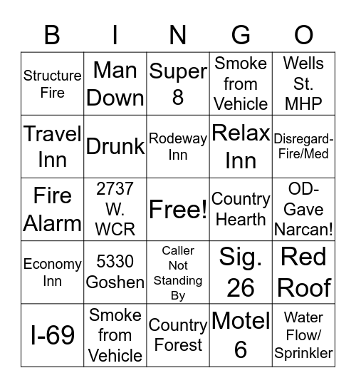 Station 6 BINGO! (Round 2) Bingo Card