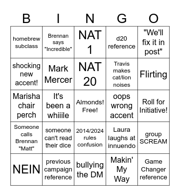 CR CAMPAIGN 4 BINGO BABEY Bingo Card