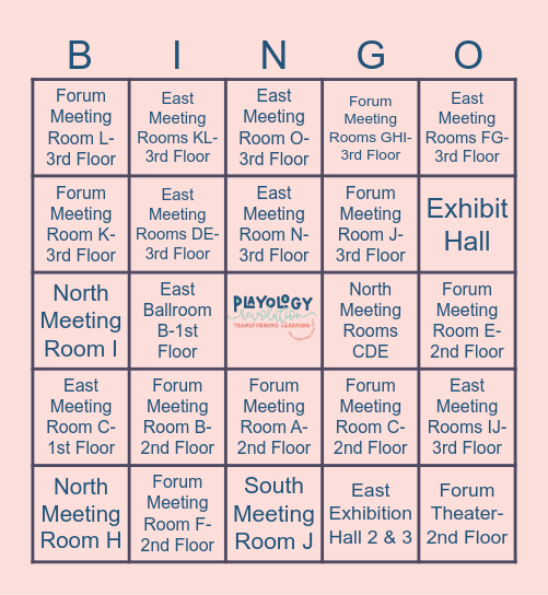 BJCC BINGO Card