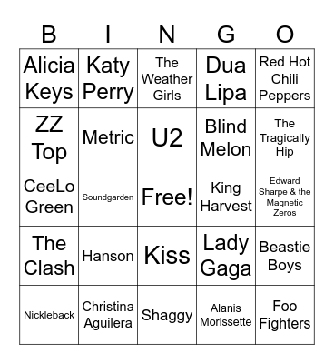 Bingo Game 2 Bingo Card