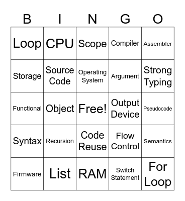 TExES 241 Competency 006 Bingo Card